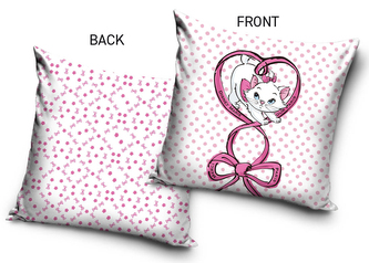 Povlak na polštářek Aristokočky Kočička Marie s Mašličkou