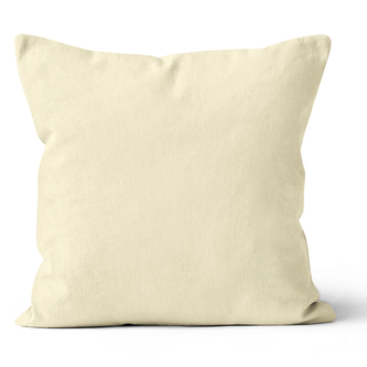 Mikroplyšový povlak na polštář 40x40 cm Smetanový