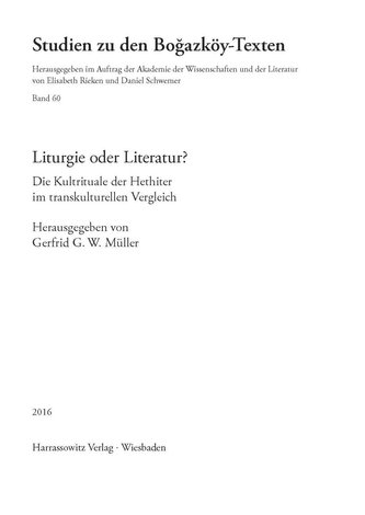 Liturgie oder Literatur?