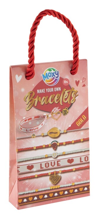 Kreativní set výroba náramků 8 kusů zlaté