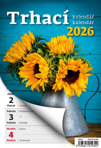 Týdenní trhací kalendář A5