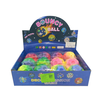 Míček skákací duhový 7 cm