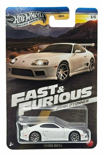 Hot Wheels Autko Szybcy i wściekli Toyota Supra biała JBY33 MATTEL