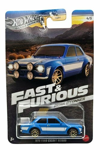 Hot Wheels Autko Szybcy i wściekli 1970 Ford Escort RS1600 JBY32 MATTEL