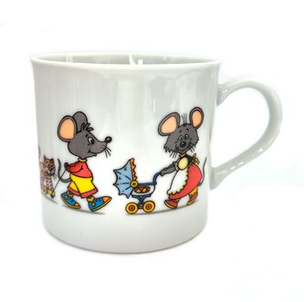 Hrnek dětský porcelán 210ml  VAŘILA MYŠIČKA