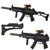 Karabin maszynowy światła dźwięki czarny 62cm