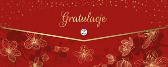 Karnet lux gratulacje