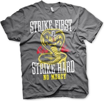 Tričko Cobra Kai - Strike First - Strike Hard - No Mercy, XL