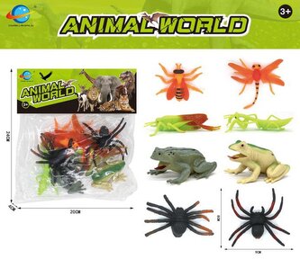 Zvířátka hmyz figurky set