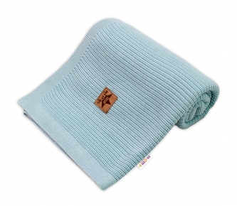 Luxusní bambusová dětská deka Baby Nellys, 75x100 cm, mátová