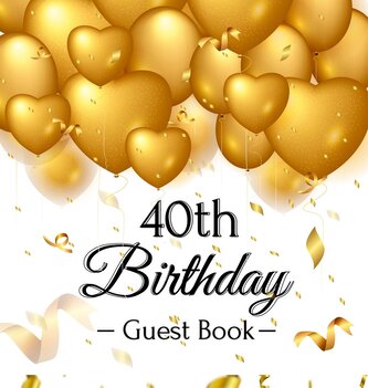 40th Birthday Guest Book