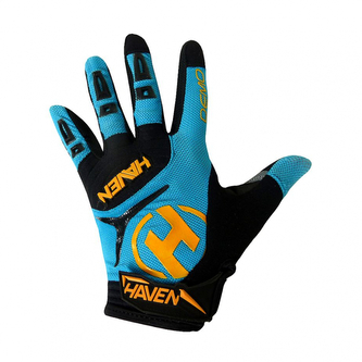 Rukavice dlouhoprsté Haven Demo Long - černé-modré, XXL