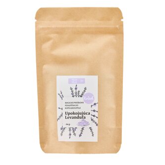 Kvitok Magická pěna do koupele Zklidňující levandule 60 g - krásně pění