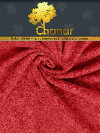 Prostěradlo Froté Lux 160x200 cm červená