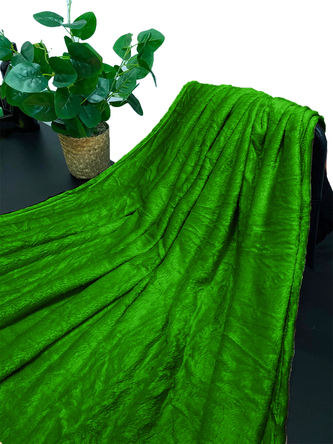 Mikroflanelová deka 150x200 cm zelená