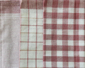 Sada kuchyňských utěrek multidesign 3ks, růžová (152)