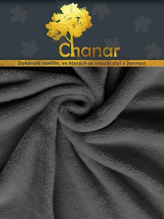 Prostěradlo Mikroplyš 180x200 cm šedá