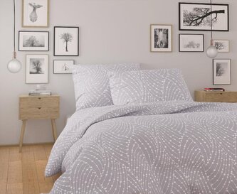 Prodloužené bavlněné povlečení NORDIC COLLECTION 140x220, 70x90cm ASTRA