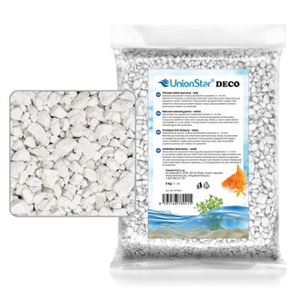 Akvarijní štěrk bílý 2 kg DECO