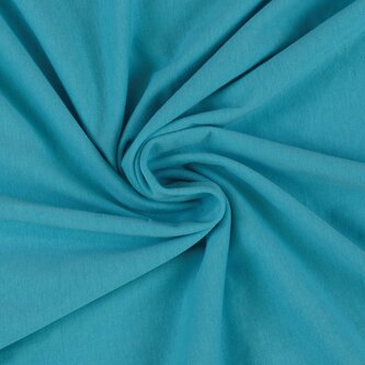 Jersey prostěradlo dvojlůžko 220x200cm tyrkysové