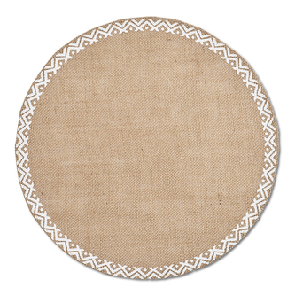 ZELLER Prostírání Ethno lněné, průměr 38cm