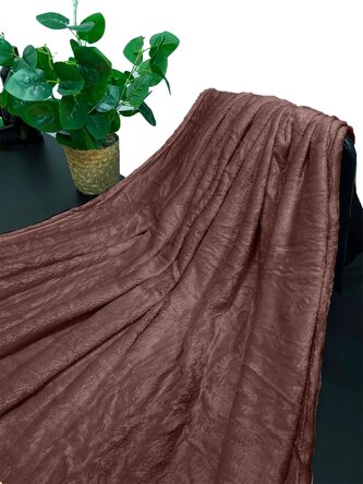 Mikroflanelová deka 150x200 cm hnědá