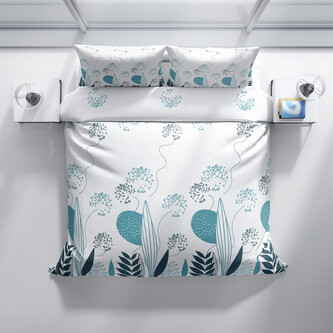 Francouzské povlečení EUNIKA bílá