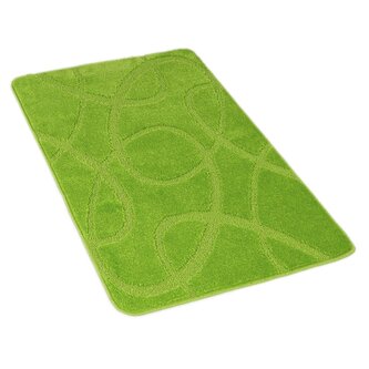 Koupelnová předložka elipsy zelené
