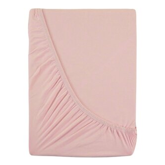 Jersey prostěradlo s lycrou 180x200cm světle růžové