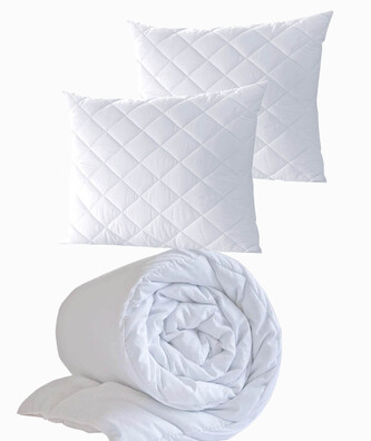 Set francouzská přikrývka + 2x polštář - 220x200, 2x70x90 cm