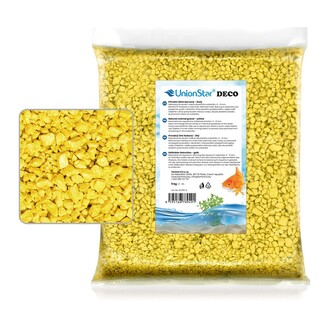Akvarijní štěrk žlutý 5 kg DECO