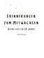 Erinnerungen zum Mitwachsen