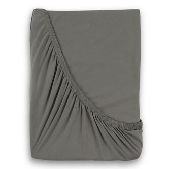 Jersey prostěradlo s lycrou 140x200cm tmavě šedé