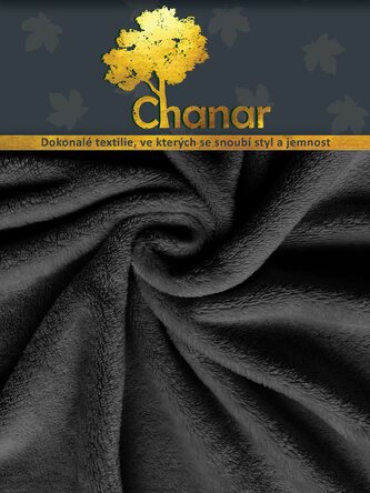 Prostěradlo Mikroplyš 90x200 cm černá