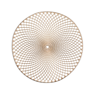 ZELLER Prostírání Mandala kulaté plastové zlaté, průměr 38cm