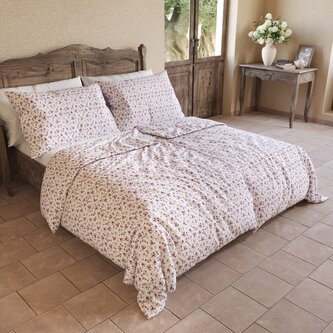 Prodloužené bavlněné povlečení PROVENCE COLLECTION 140x220, 70x90cm VIOLETA fialová