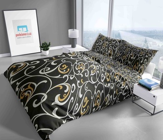 Bavlněné povlečení Černý orient