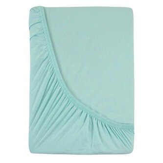 Jersey prostěradlo s lycrou jednolůžko 90x200cm mentolové