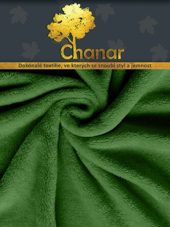 Prostěradlo Mikroplyš 90x200 cm tmavě zelená