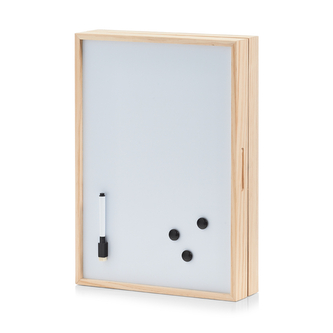 ZELLER Skříňka na klíče, magnetická tabule, 30x8x42 cm