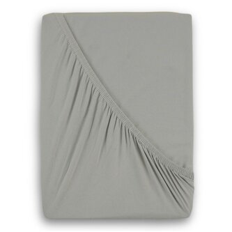 Jersey prostěradlo s lycrou 140x200cm světle šedé