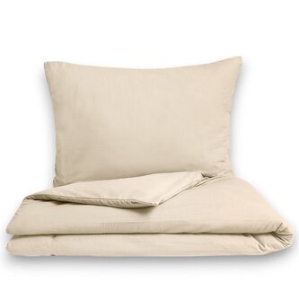 Klasické ložní flanelové povlečení 140x200, 70x90cm světle béžové