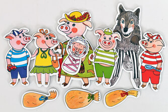 MARIONETINO Prasátka loutky