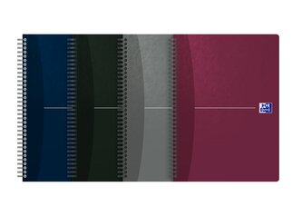 Oxford - Blok spirálový Oxford Essentials B5/90 listů, linkovaný, mix