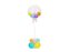 Stojak na balon 72cm