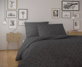 Francouzské bavlněné povlečení NORDIC COLLECTION 200x200, 70x90cm FRIDA