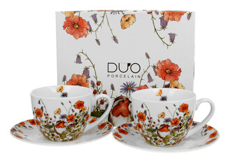 2 filiżanki ze spodkami WILD BIRD