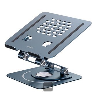 Skládací a otočný stojan Baseus pro notebooky a tablety šedý