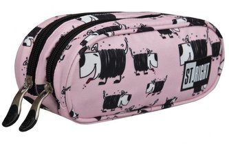 Piórnik saszetka dwukomorowa Pieski