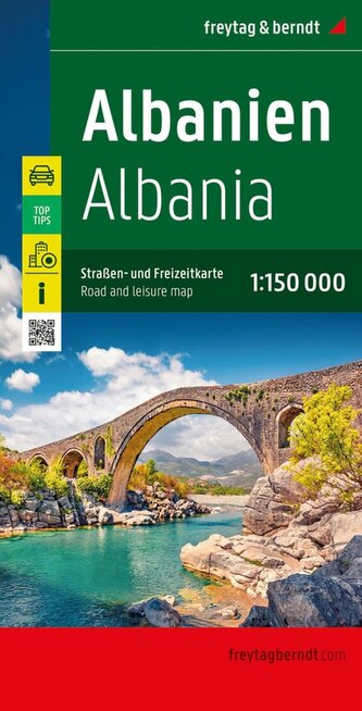 Albánie 1:150 000 / automapa a a rekreační mapa Albánie 1:150 000 / automapa a a rekreační mapa